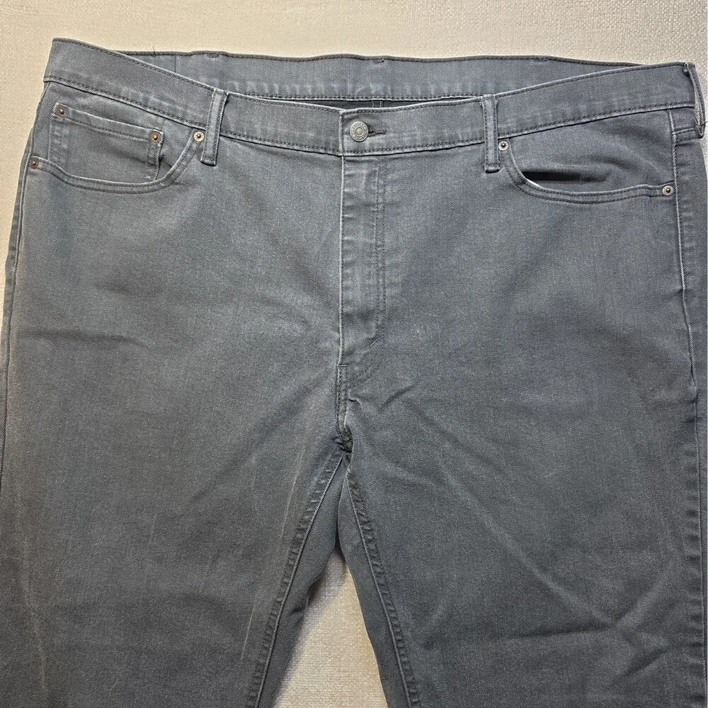 Levis 541 Jeans Men's 48x32 Athletic Taper Gray Denim